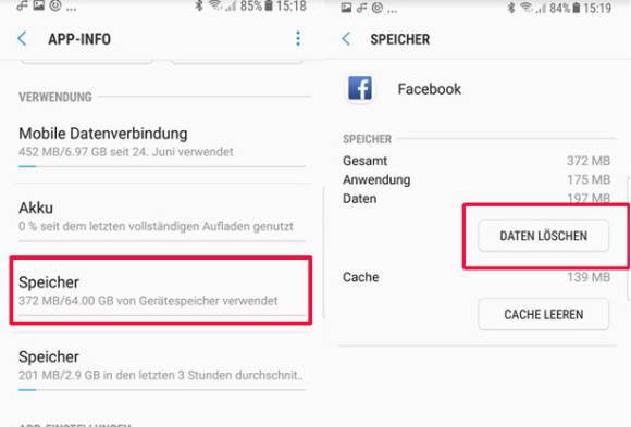 Facebook für Android: «Error Validating Access Token» beheben