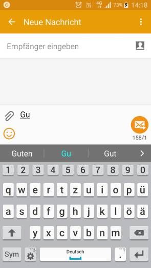 Galaxy-Smartphone: Tastatur ist beim Zurücksetzen «dumm» geworden