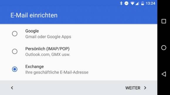 Gmail-App erhält vollen Exchange-Support
