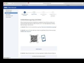 GMX führt 2-Faktor-Authentifizierung ein